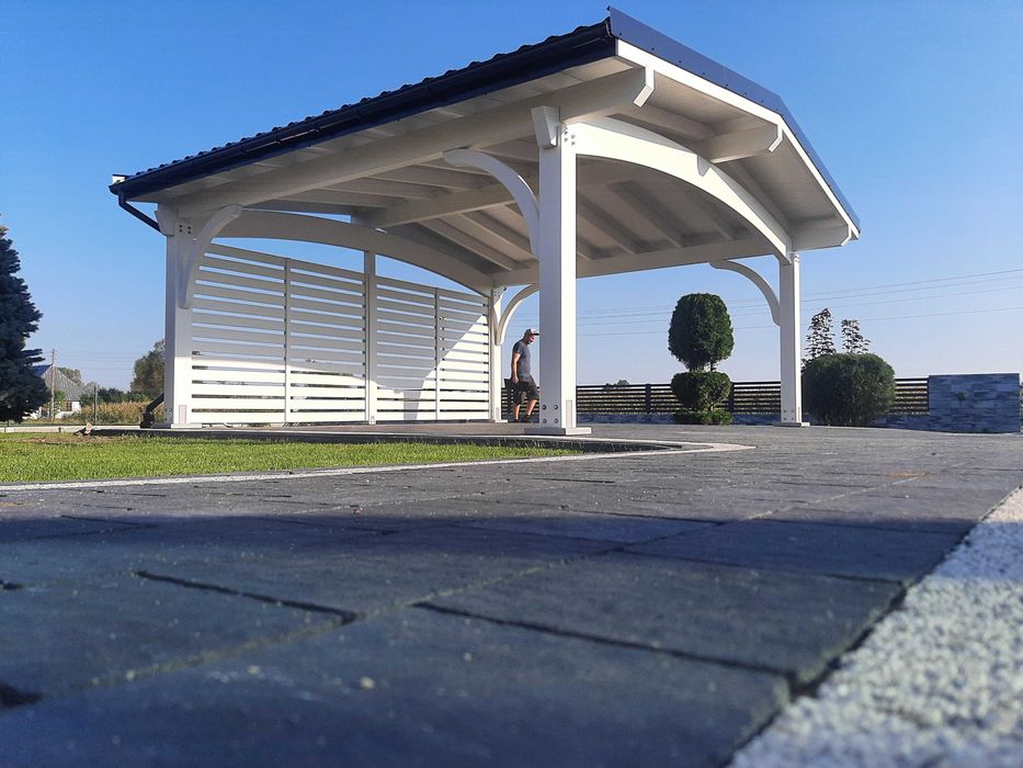 Wiata garażowa drewniana ITALIA 6M BSH