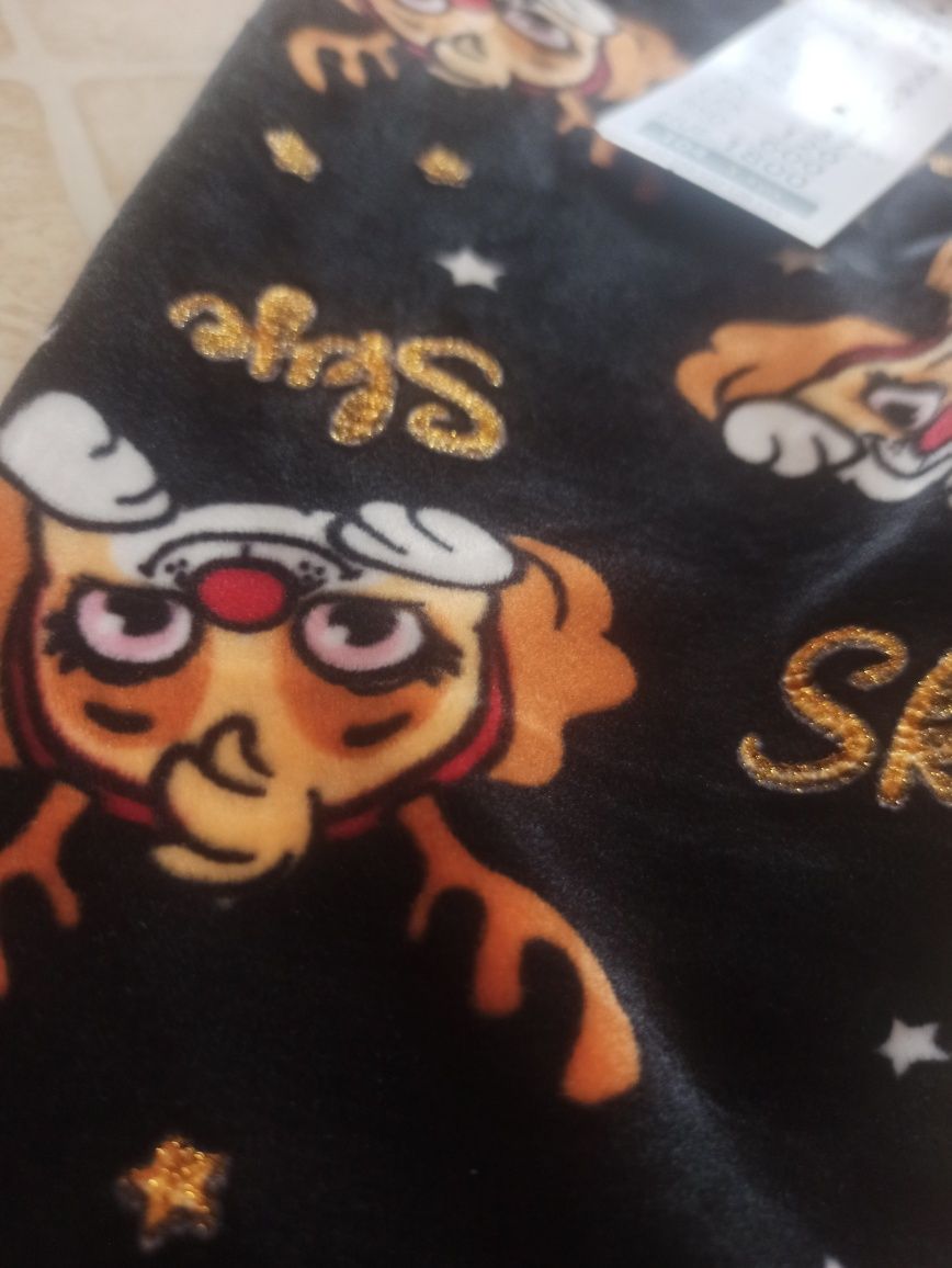 Nowe legginsy welurowe psi patrol swiateczne