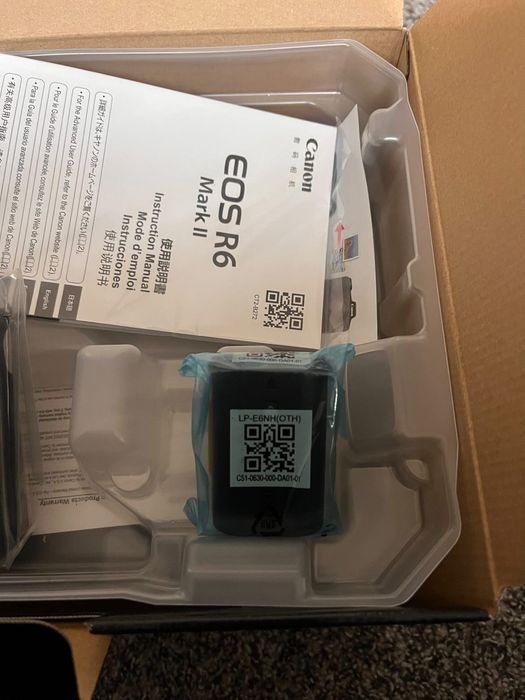 Câmera Canon EOS R6 Mark II Mirrorless, com lente RF24-105mm f/4-7.1