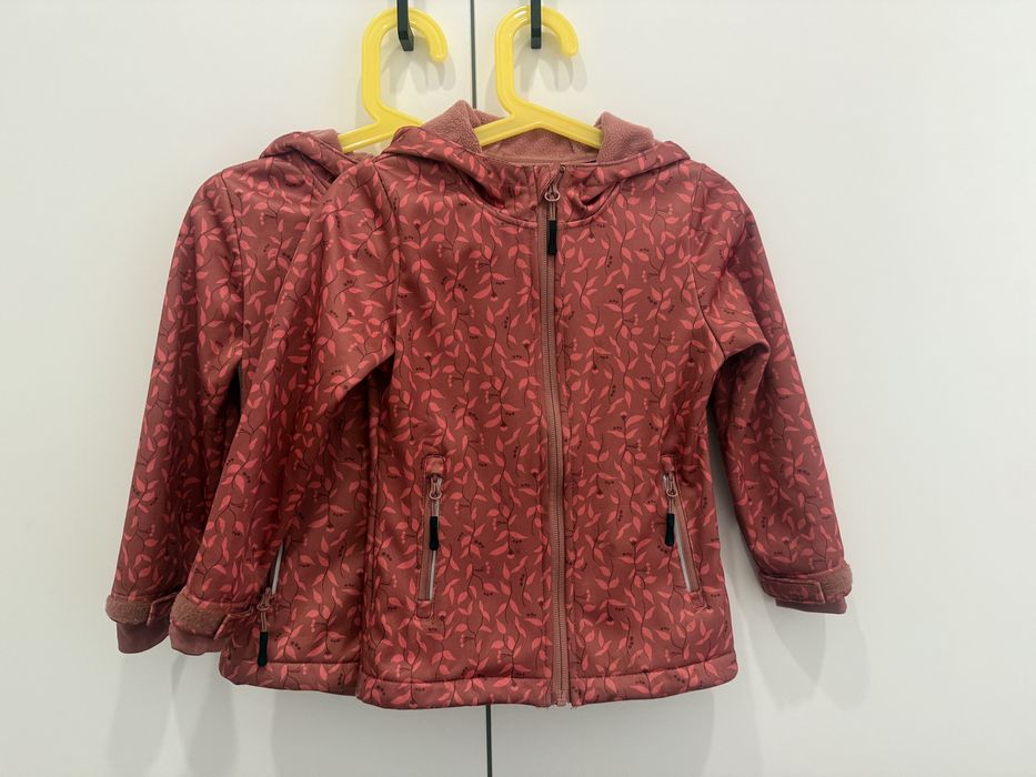 Kurtki softshell Lupilu, bliźniaczki, rozm. 99/104cm 4lata