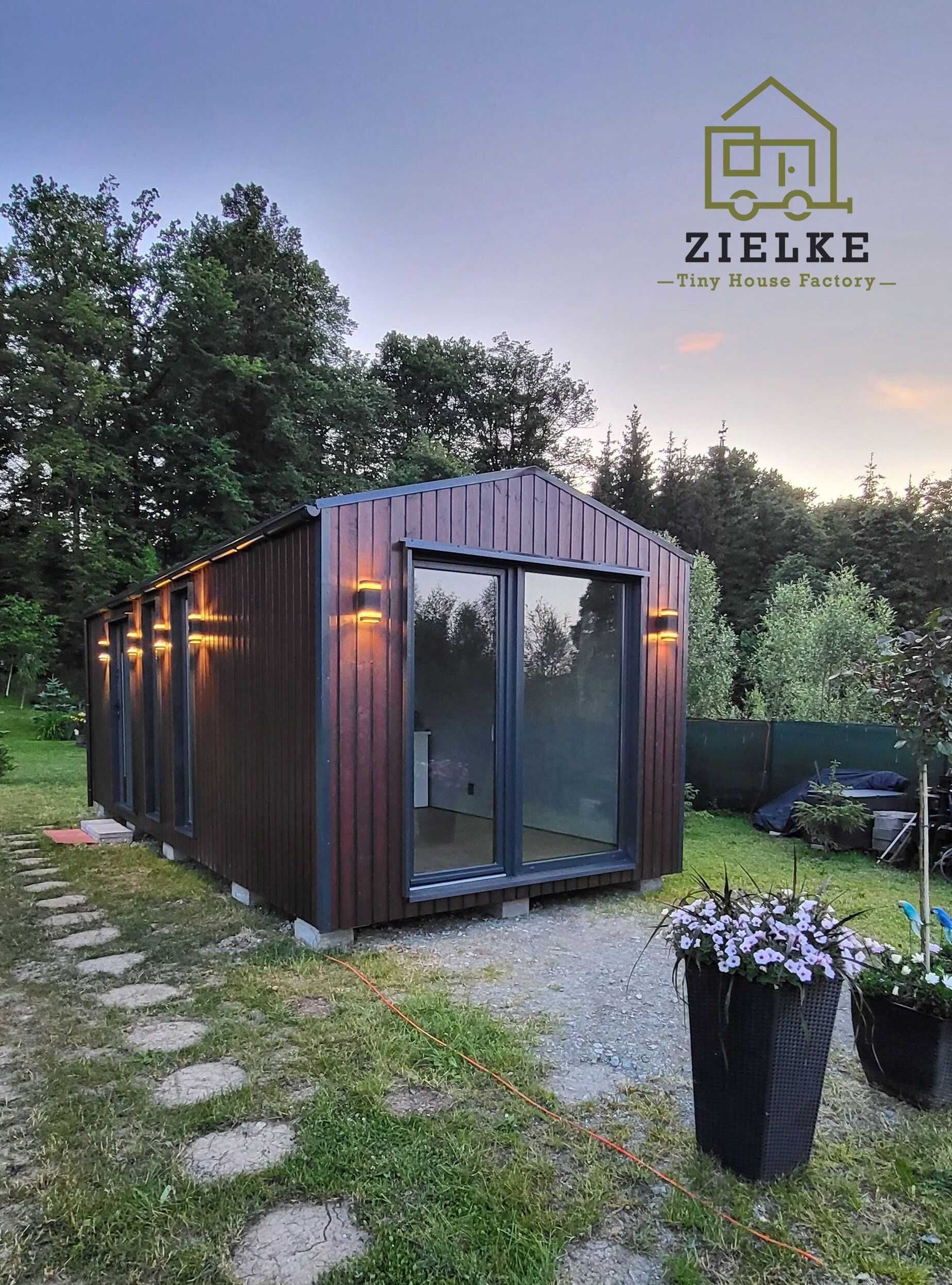 Dom Mobilny Modułowy Pawilon Drewniany Letniskowy Tinyhouse Holendersk