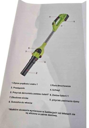 319 zł  Dmuchawa podłużna do lisci BOXER