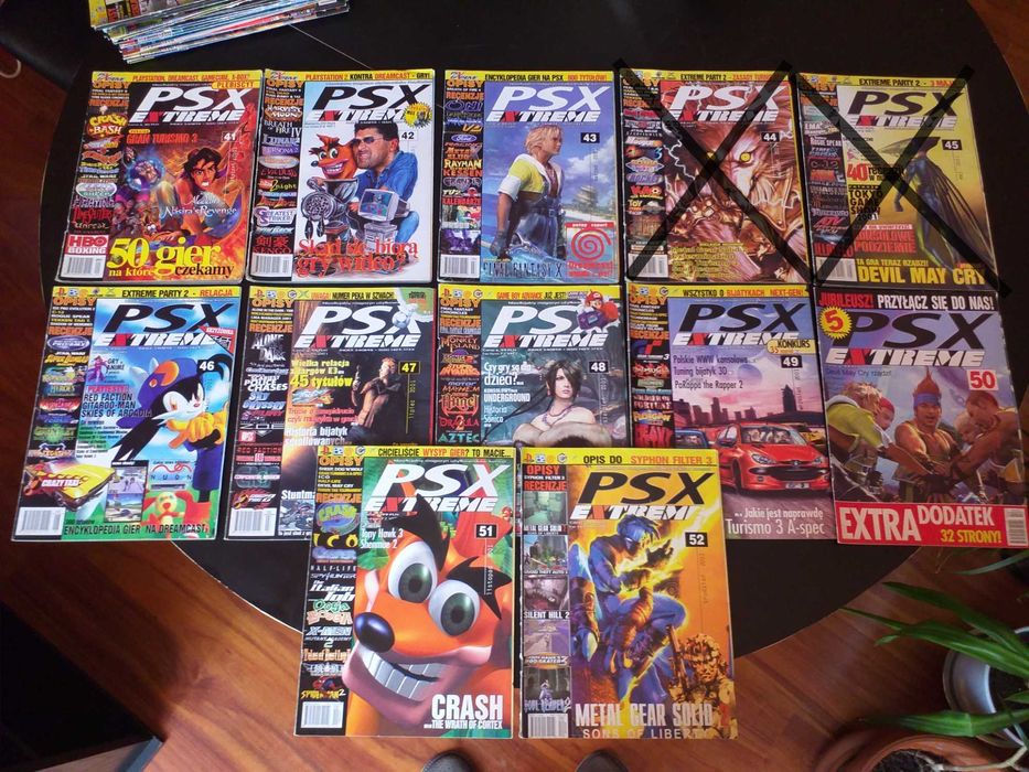 PSX Extreme - rocznik 2001 - 10 archiwalnych numerów