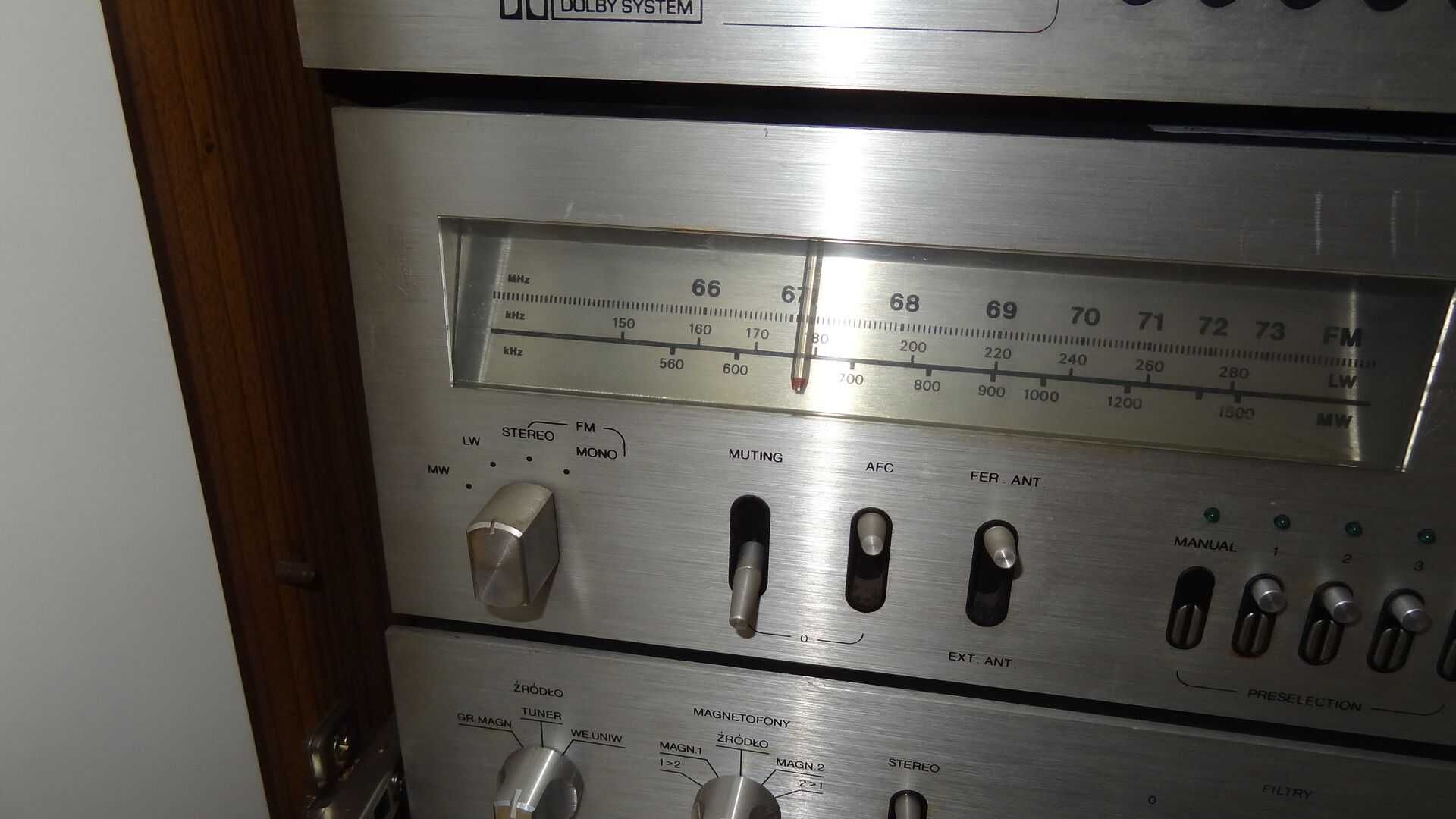 Wieża Unitra- Magnetofon MSH 101 + Tuner TSH 113+Wzmacniacz WS-303.
