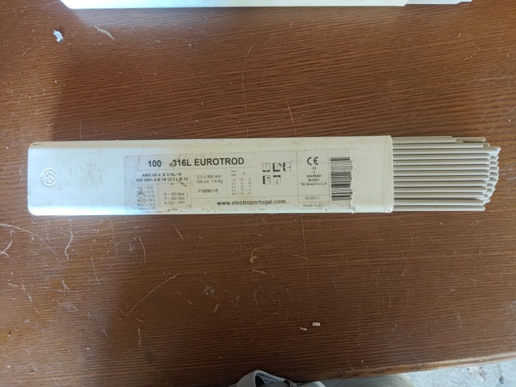 Electrodos solda inox mma