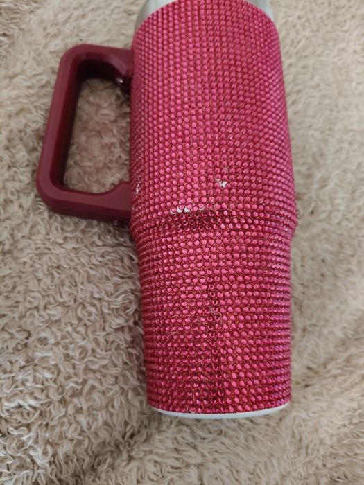 Kubek diamentowy z słomka