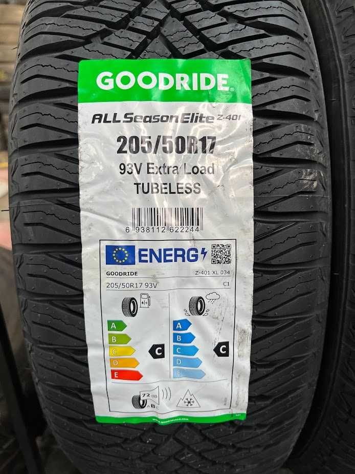 205/50R17 Goodride cztery nowe opony całoroczne