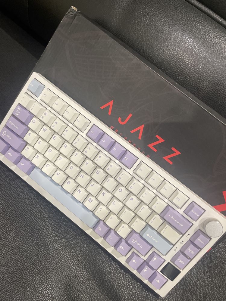 Клавіатура Ajazz-AK820-WHPL-gift