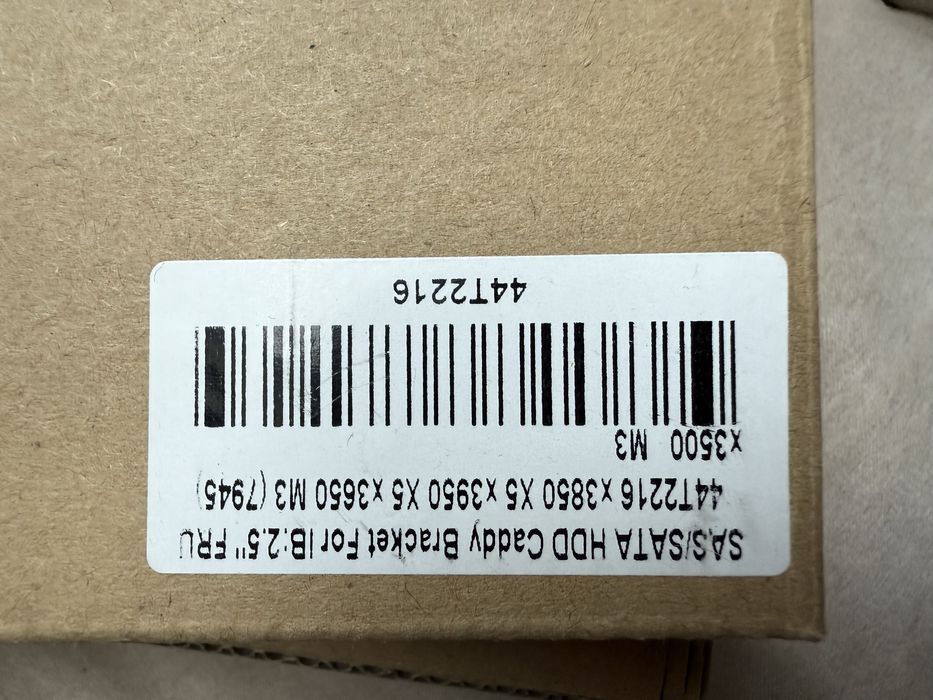 Szufladka na dysk serwer IBM Lenovo x3400