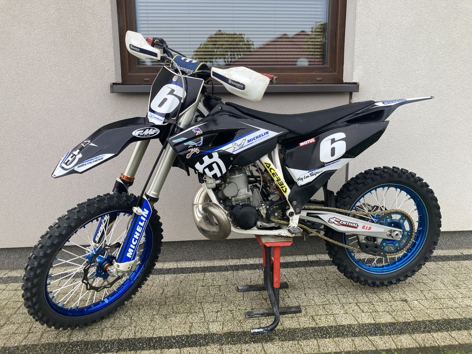 Husqvarna TC 250 2T 80h Przebiegu / Zawieszenie AER / FMF / Nowy tłok