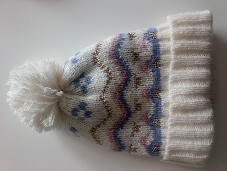 Czapka i komin dla dziewczynki