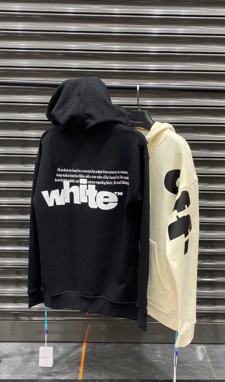 Bluzy meskie z kapturem Off White Super Premium sklep OUTLET