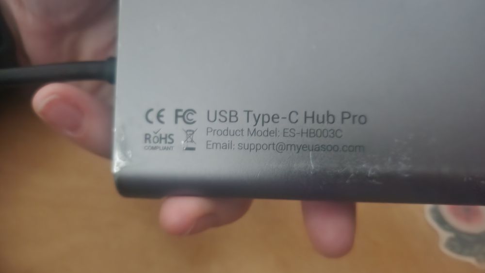 Hub typu C Pro, koncentrator uniwersalny