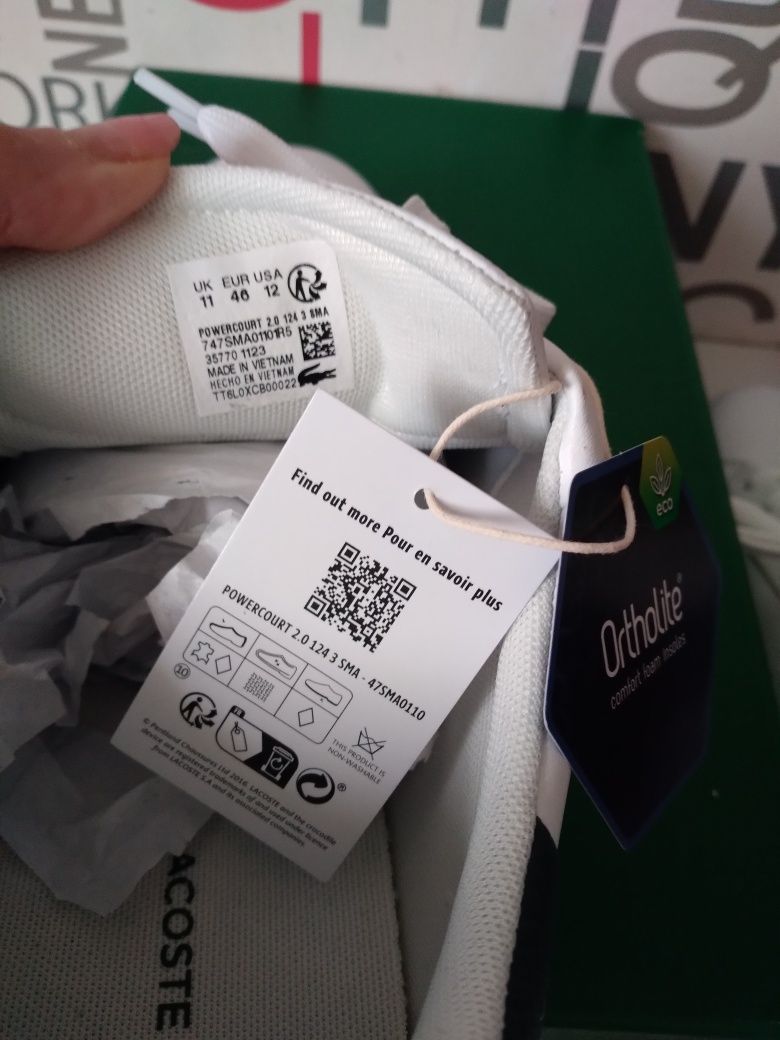 Buty Lacoste Powercourt r. 46 (większe jak 47) - skóra