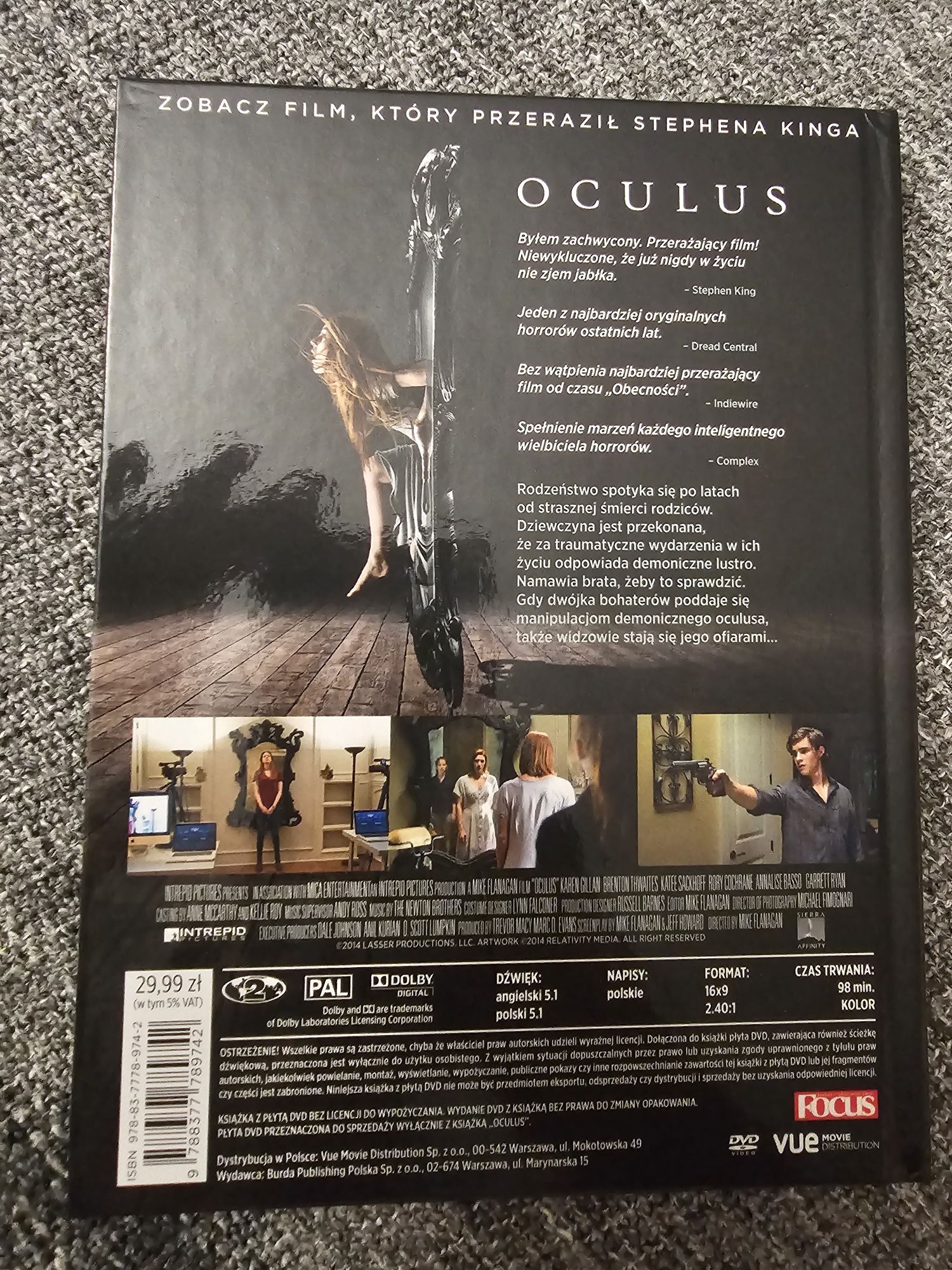 Oculus. Film DVD