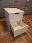 IKEA NORDLI Komoda modułowa/2 szuflady, biały, 40x45cm
Komoda modułowa