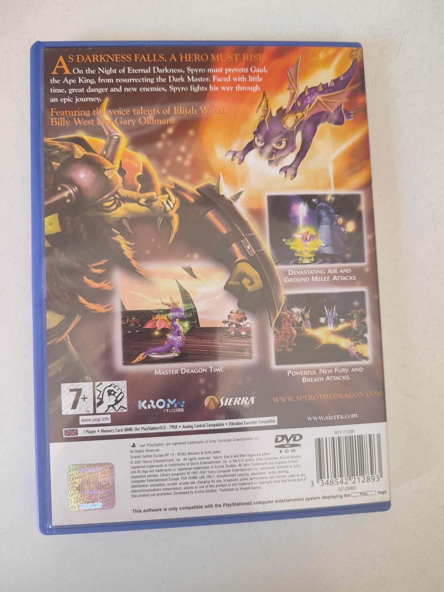 PS2 - The Legend Of Spyro (The Eternal Night + A New Beginning) (Pack)