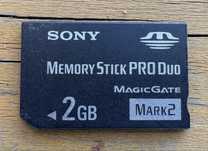 Karta pamięci Sony memory stick Pro Duo 2GB