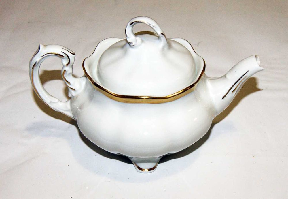 Для коллекционеров ретро Винтажный заварочный чайник Фарфоровый чайник