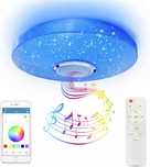 Lampa sufitowa RGB z głośnikiem Bluetooth