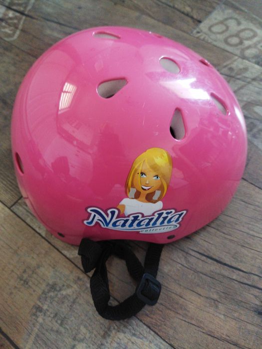 Kask na rolki, rower dla dziewczynki rozmiar M (52-54 cm )