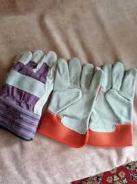 Спілкові комбіновані рукавички, рукавиці, спилковые перчатки