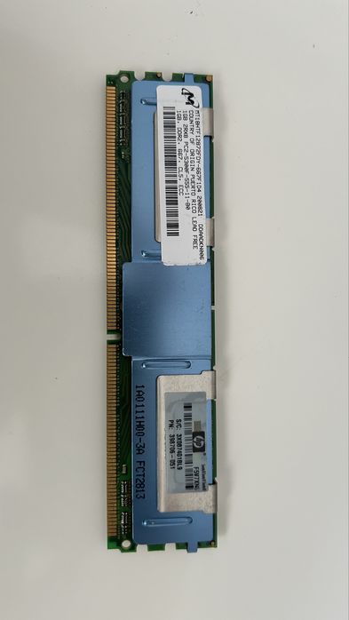 8x Pamięci RAM DDR2 1GB 667 MHz ECC Reg. – do serwerów HP Gen 2, 3, 4