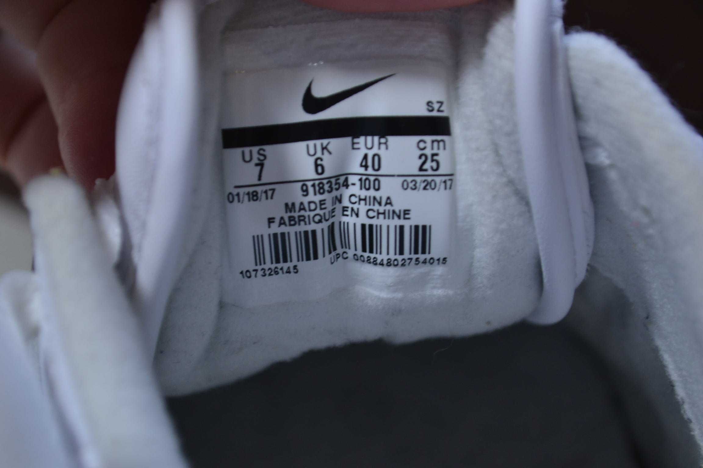 Nike air max 1 premium sc jawel 40р кроссовки кожаные. Оригинал