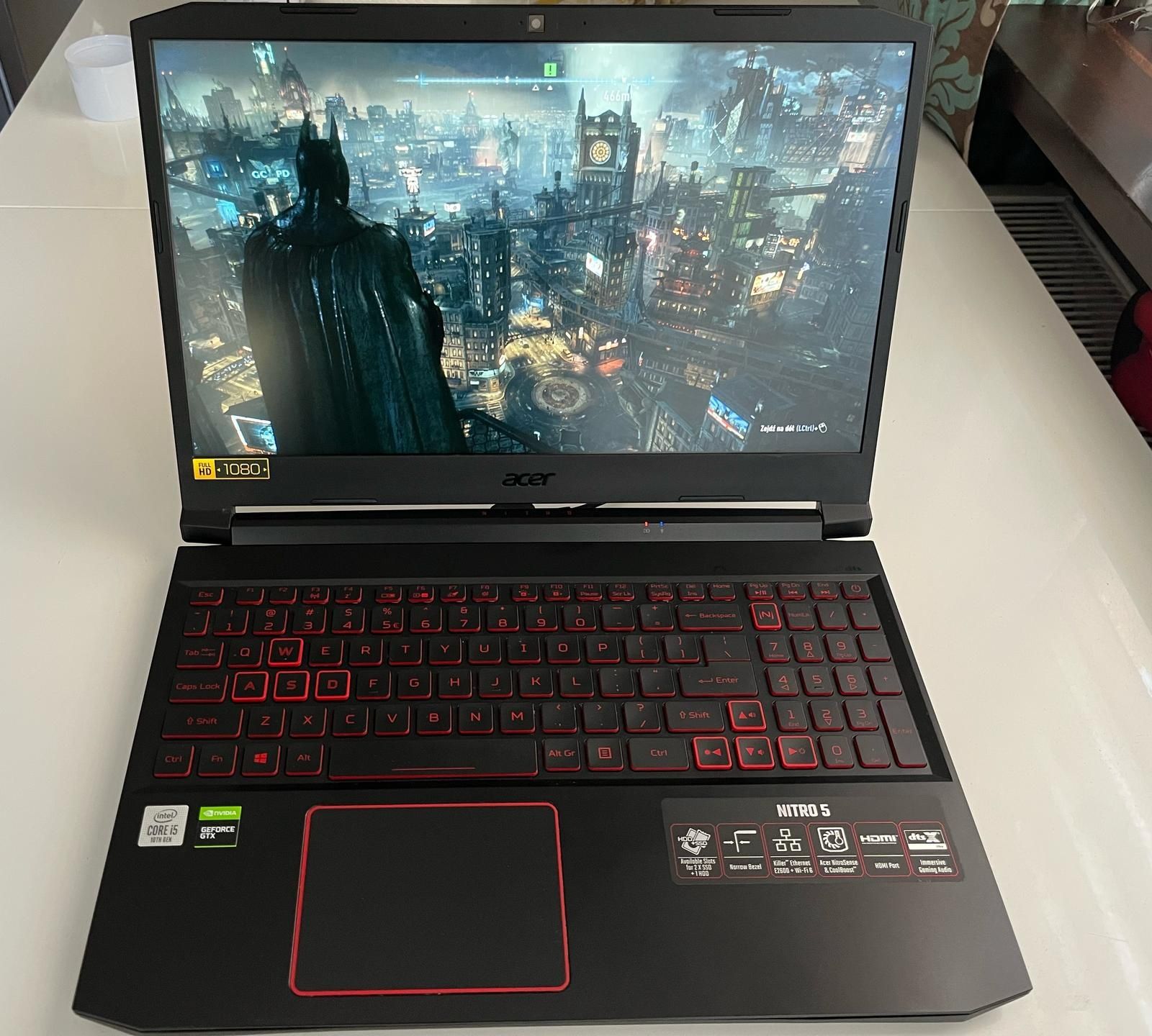 Acer Nitro 5 - Intel Core i5-10TH/GTX 1650/24GB RAM/1 TB+500gb
