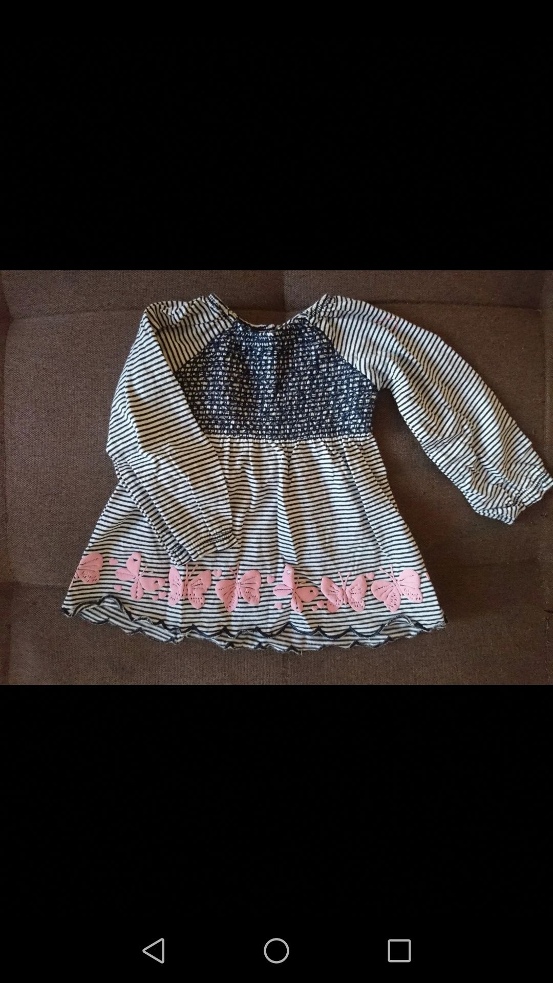 Nowa sukienka tunika dla dziewczynki paski