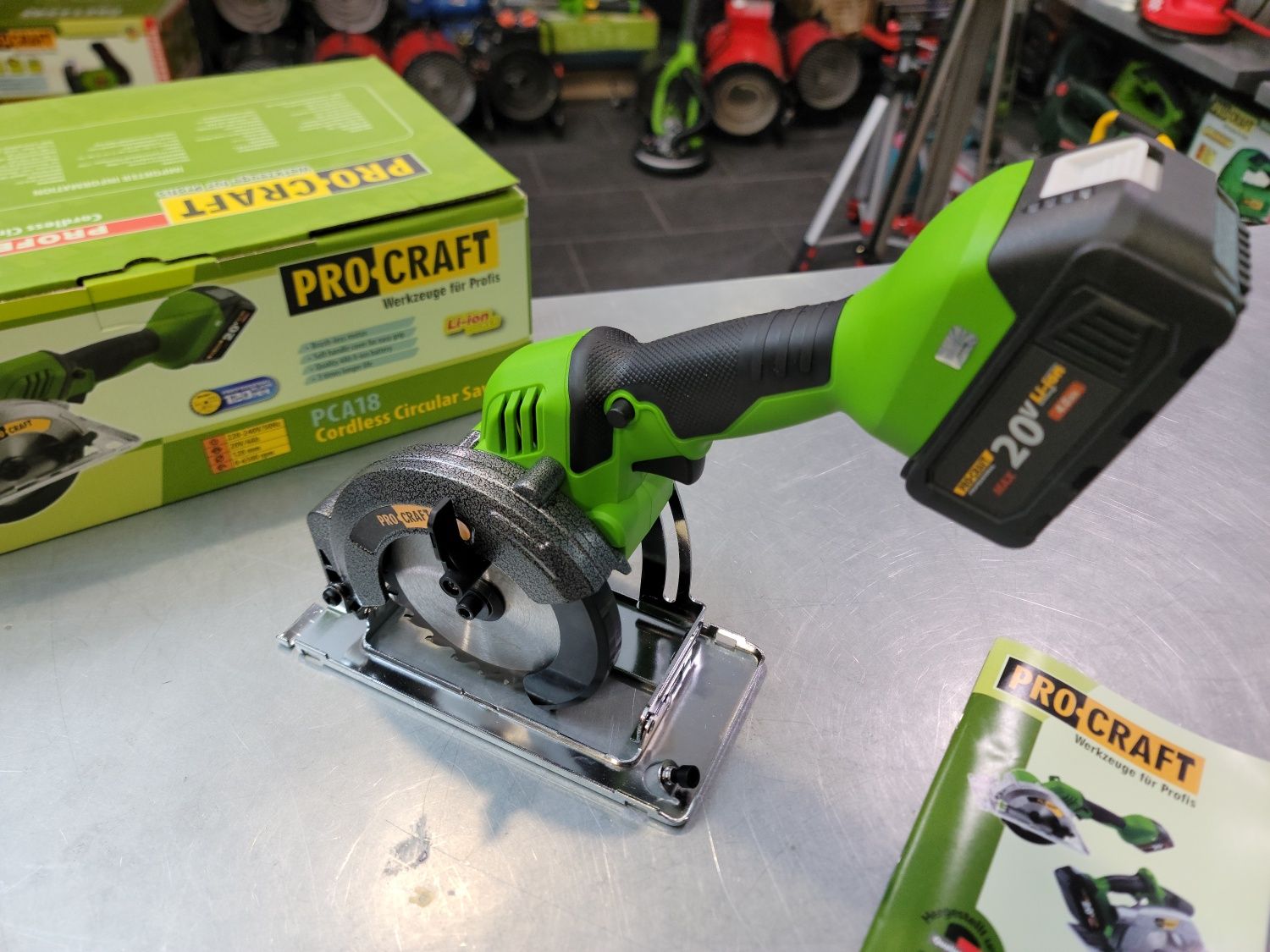 Мини Циркулярная Дисковая пила Procraft PCA18 Гарантия 12мес Бесщеточн