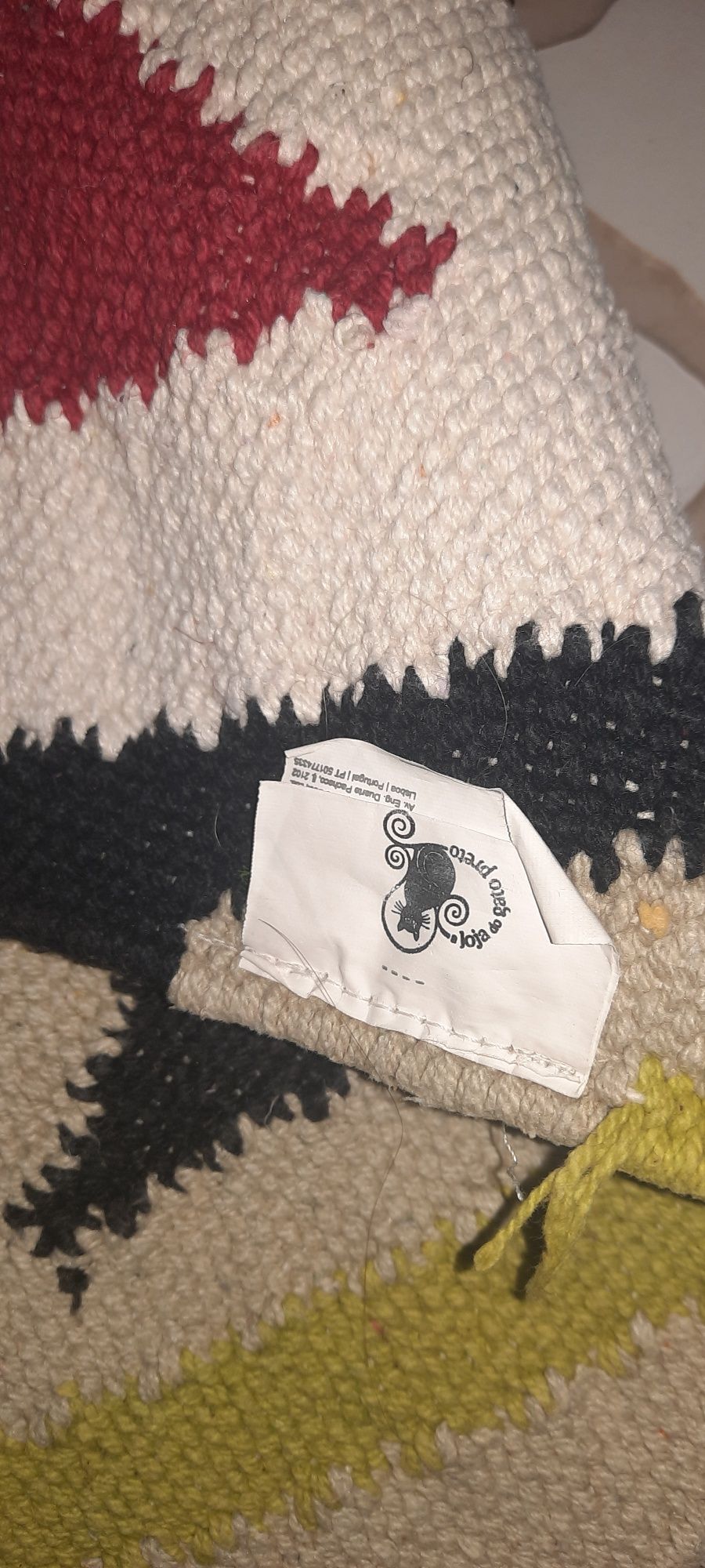 Carpete estampada Gato Preto