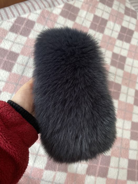 Комір опушка воротник опушка песець натуральний мех