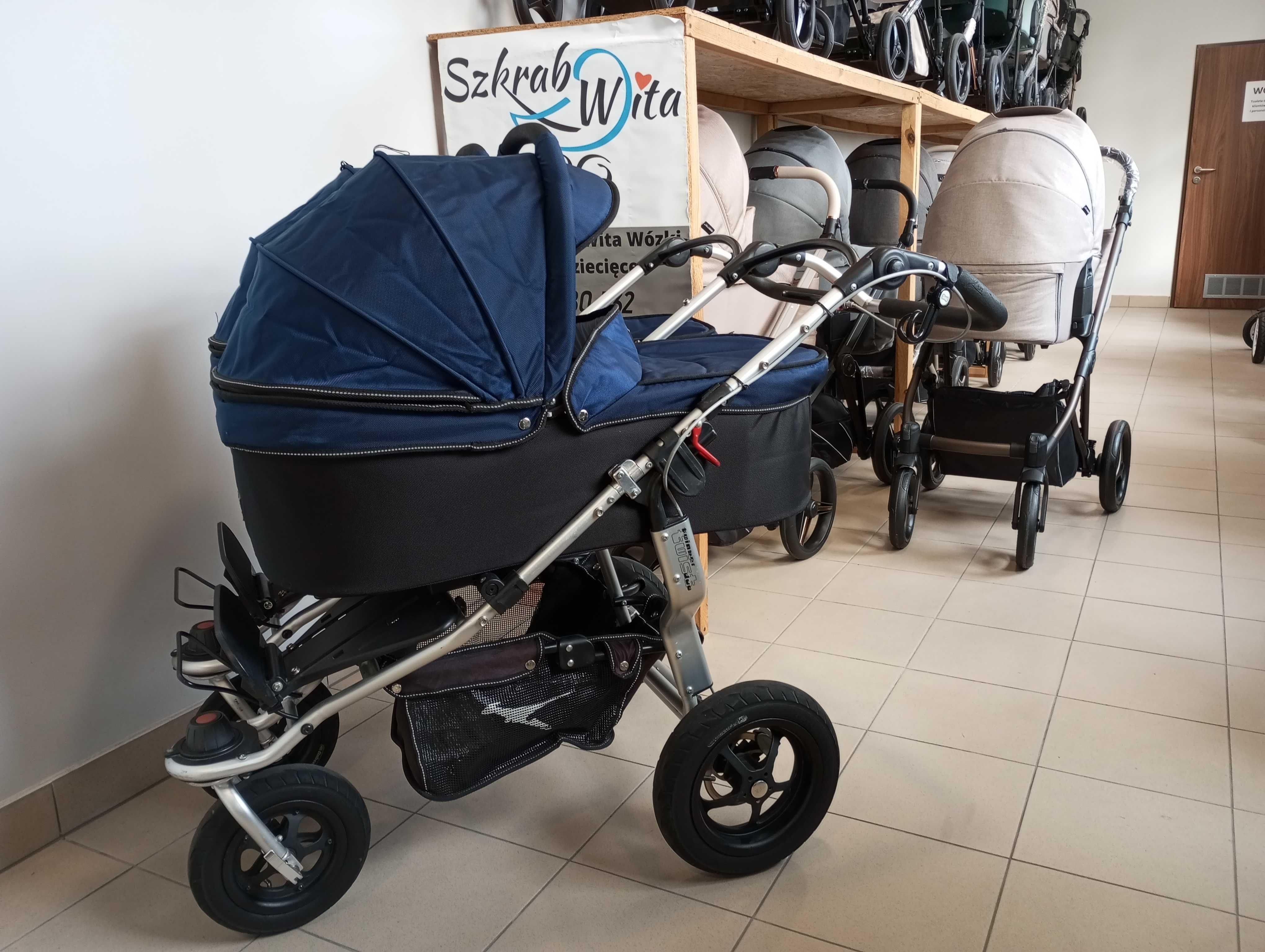 Wózek dla bliźniaków TFK Szkrab Wita Podwójny