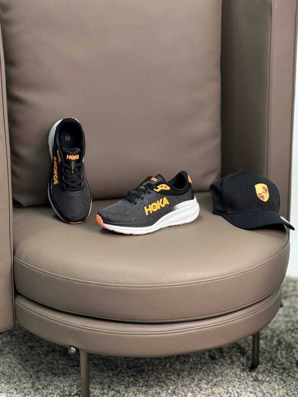Жіночі кросівки хока HOKA Challenger ART 7 Black Grey Orange [37-41]