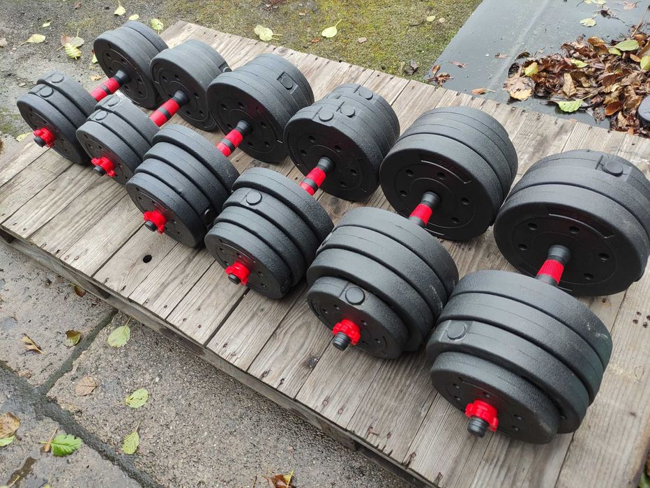 Zestaw Hantli Hantle regulowane 2x20kg 2x15kg 2x10kg w sumie90kg 300zł