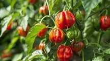Habanero czerwona i zielona 50 groszy. 30 papryczek za 15 zl.