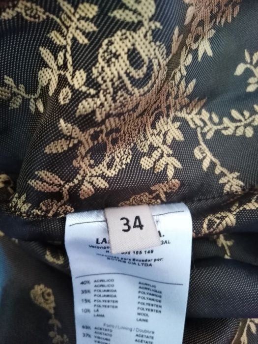 Vestido Lanidor verde escuro, como novo - qualidade a óptimo preço!