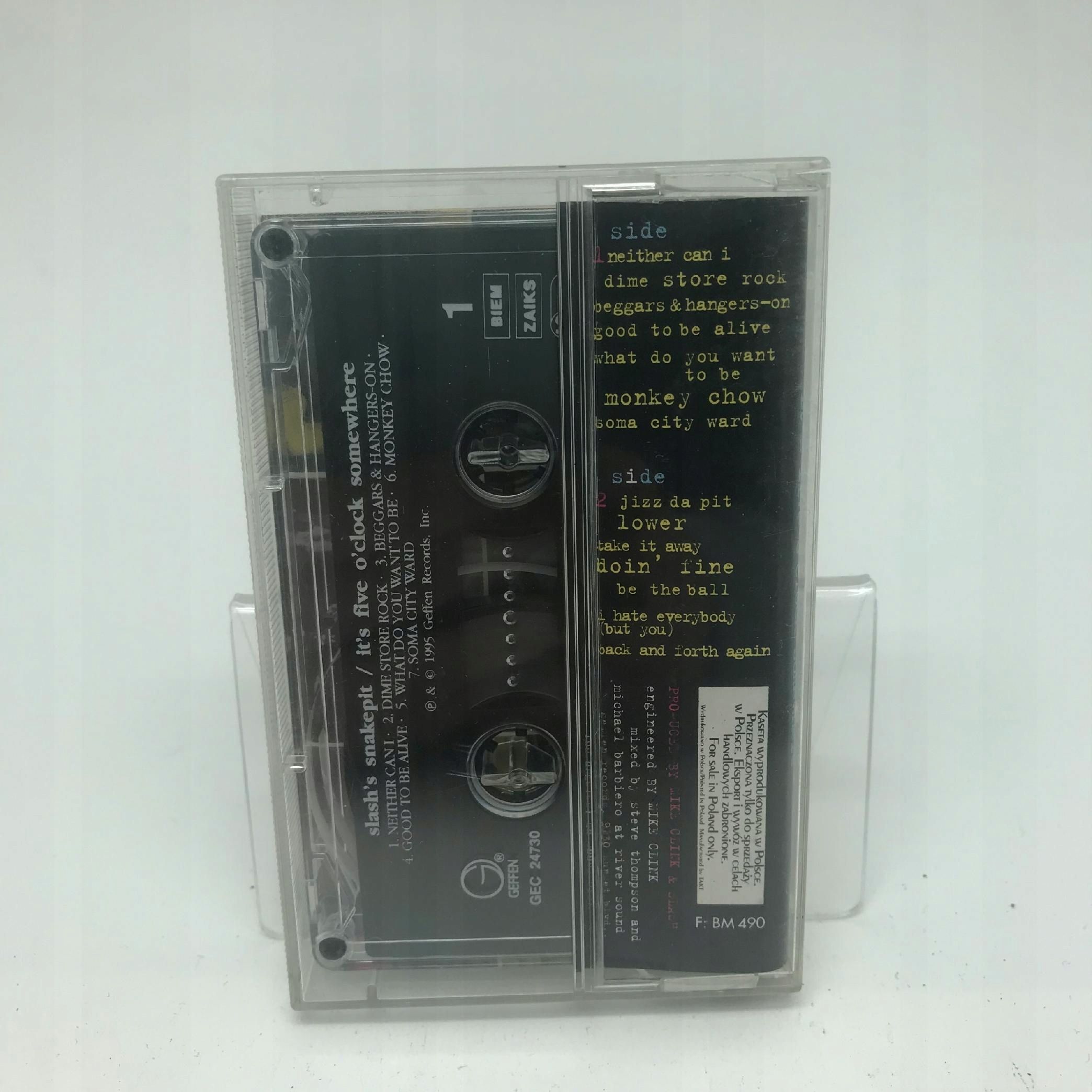 kaseta - slash's snakepit - it's five o'clock 1995 rock