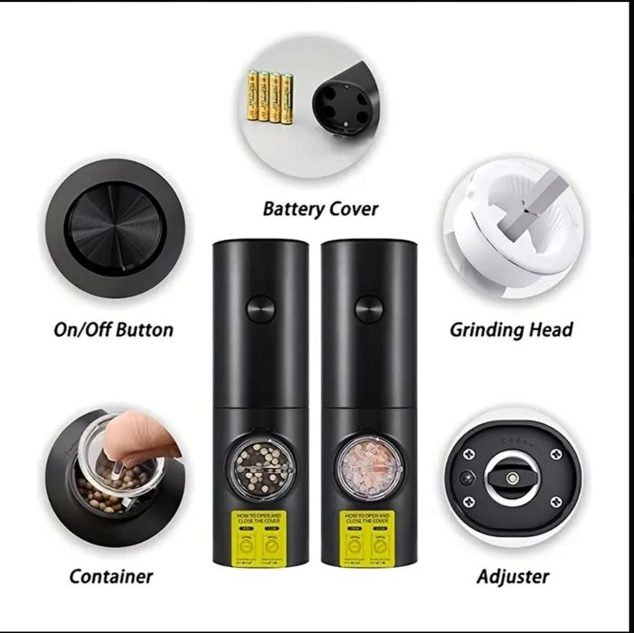 ‼️New‼️Набор электрических мельниц для специй ‼️New‼️