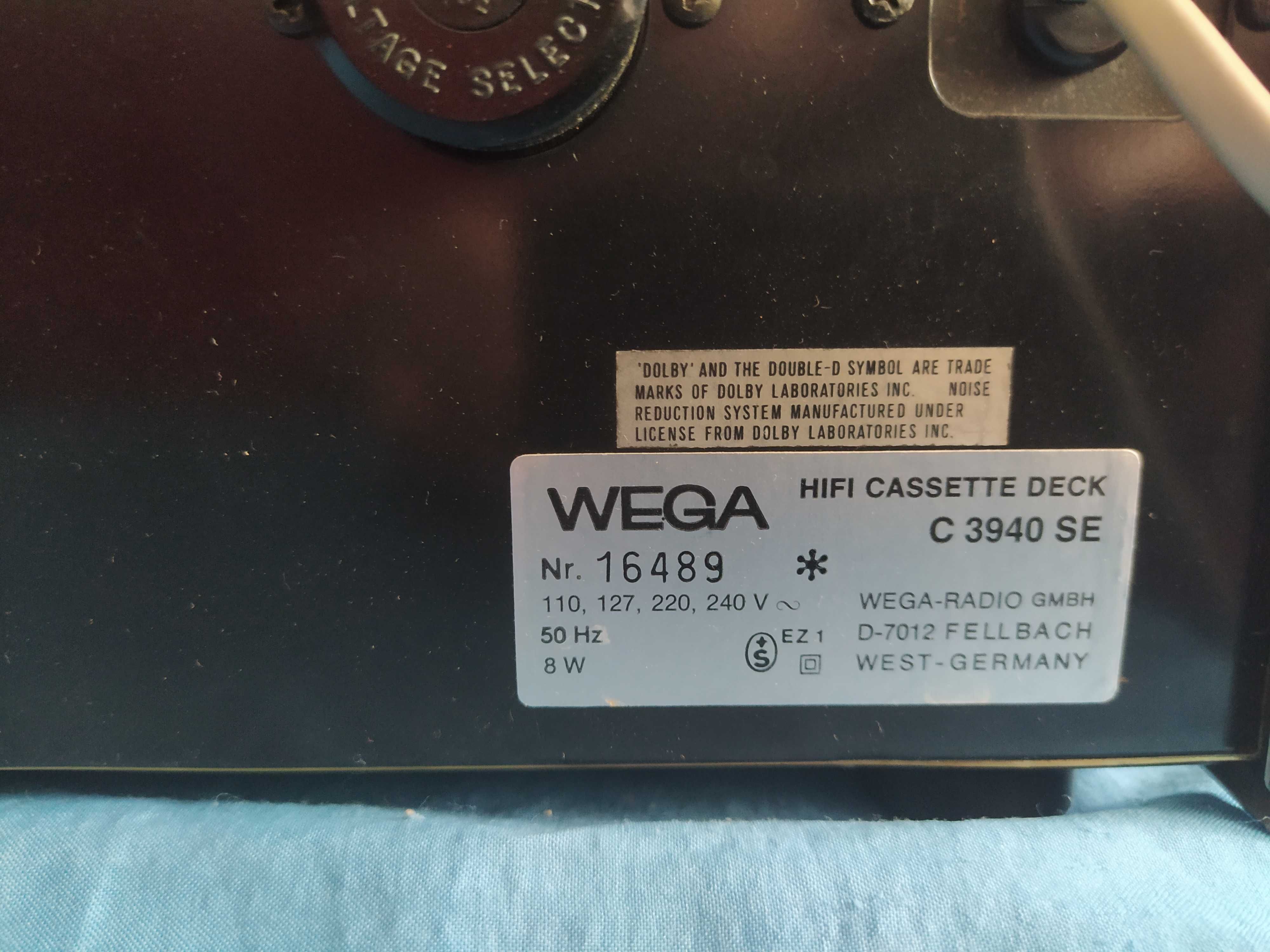 magnetofon deck Wega C3940