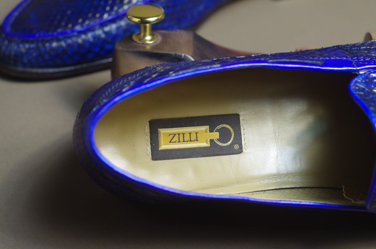 Zilli Питон Мокасины Лоферы Оригинал 44р ( 28,5см )
