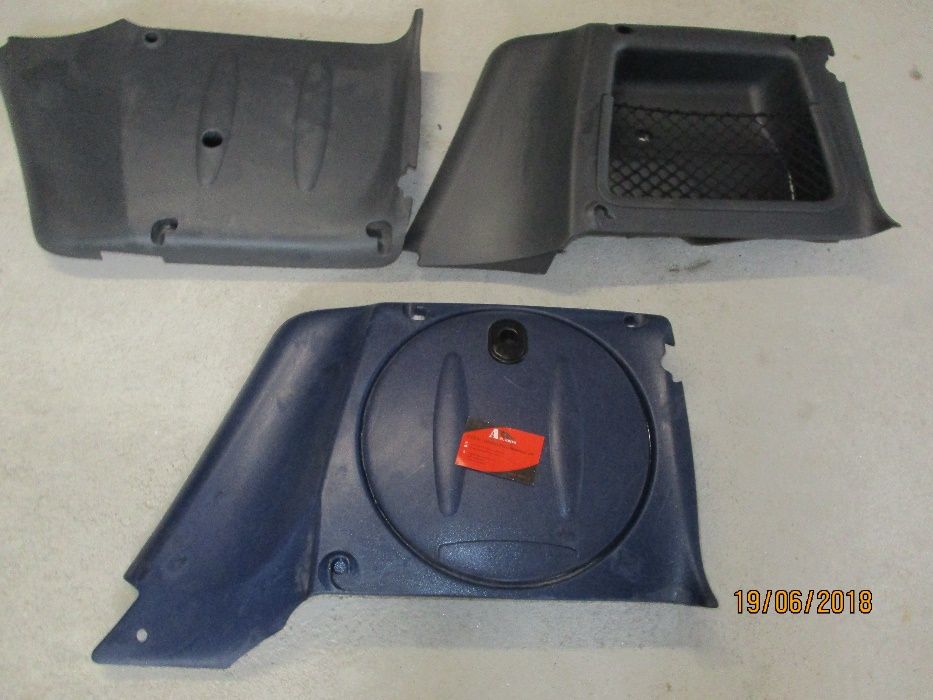 Forras laterais de mala, esq/dirt Smart fortwo 450