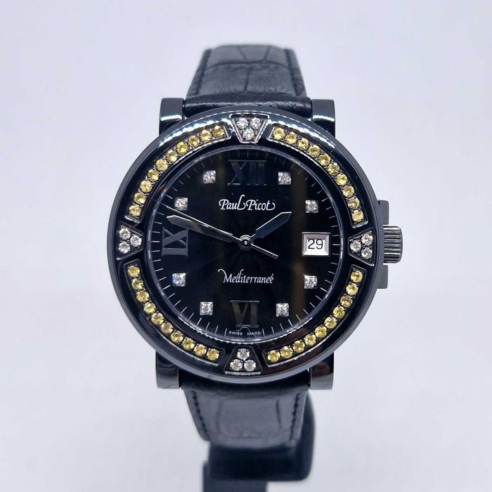 Paul Picot Mediterranee P4106N.20D12SJ40 Diamonds sapphires