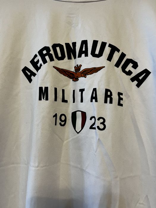 Tshirt Aeronautica Militare z dodatkiem elastyny Super Nowa Okazja L