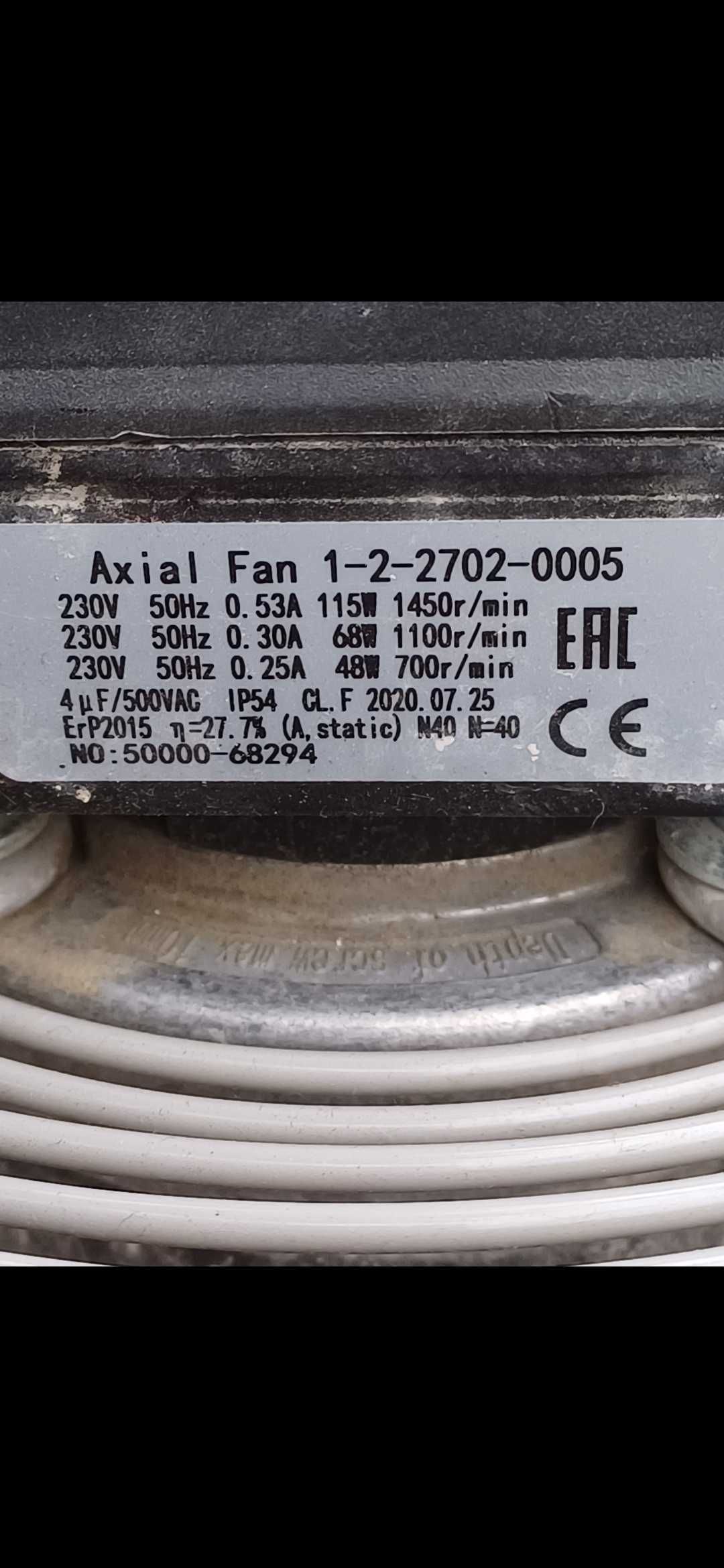 Wentylatr do nagrzewnicy VOLCANO VR MINI AC 3-20kw