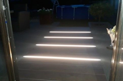 Listwa LED SOLID Linia światła Bruk Ogród Wjazd Brama Parking Na Miarę