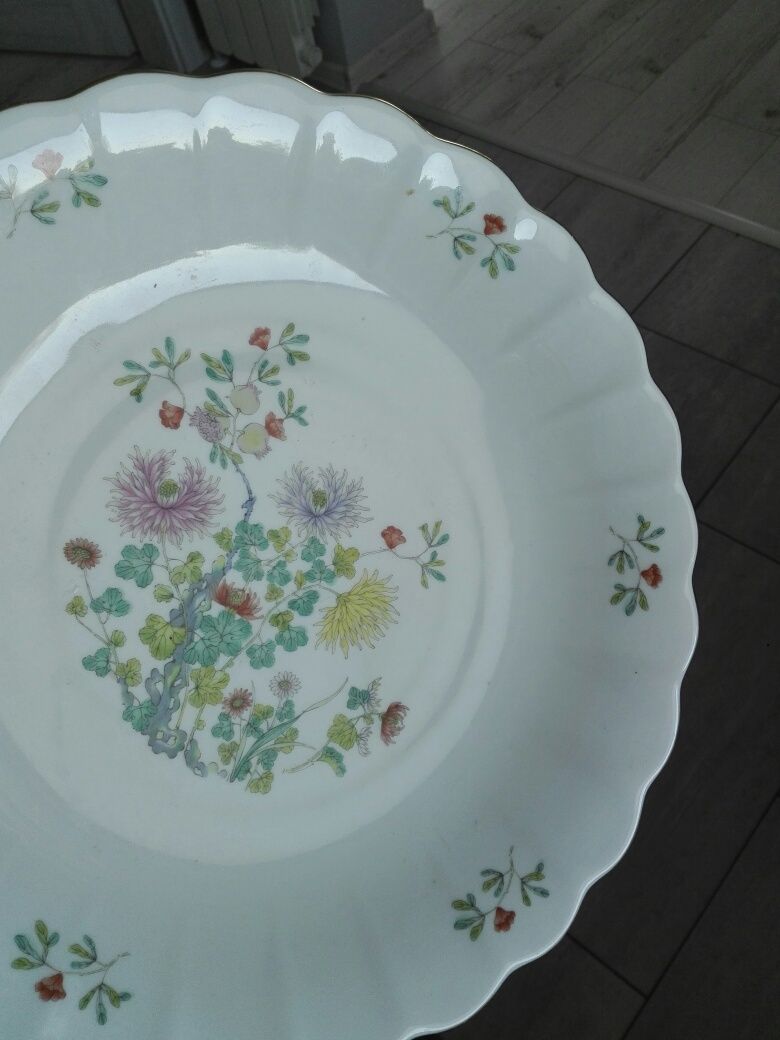 Duża patera talerz porcelana Seltmann misa  Wohenstrauss łączka astry