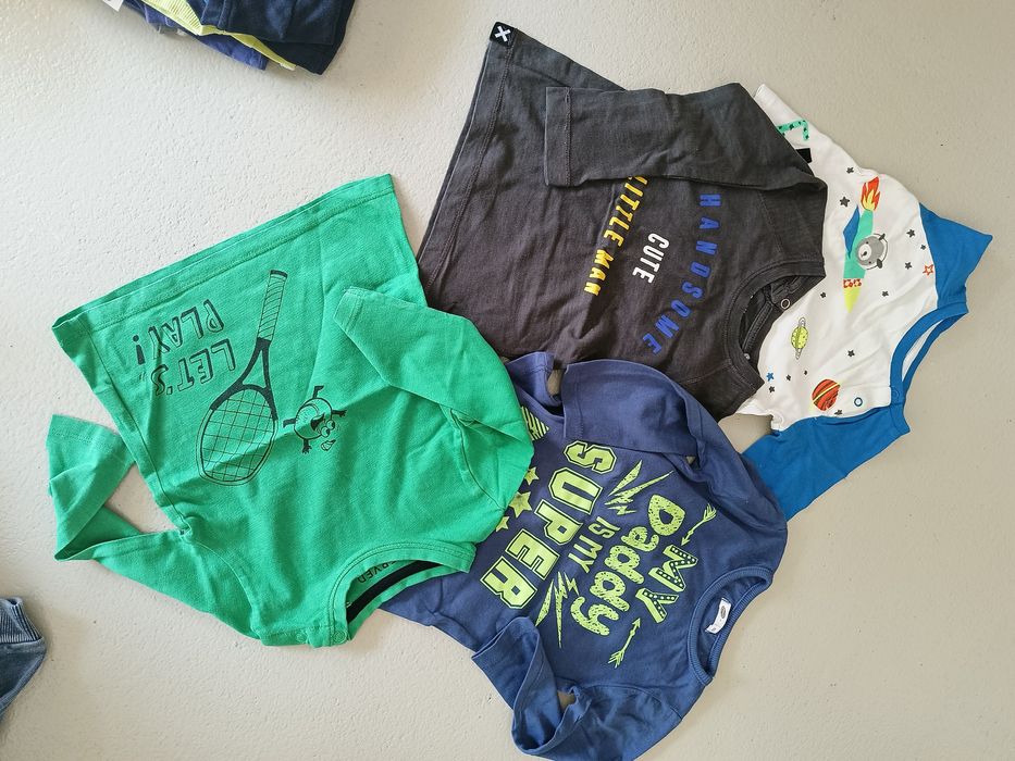 Paka ubranek dla chłopca długi rękaw   jesień zima