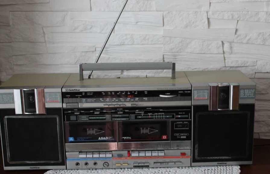 GOLDSTAR TSW-960 duzy radiomagnetofon vintage boombox sprawny